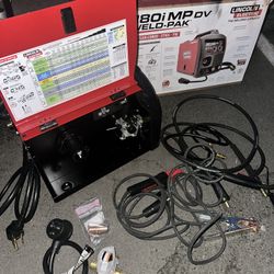 Lincoln Electric 180 Amp Weld-Pak 180i Multi-Process Stick/MIG/Flux-Core/TIG, 120V or 230V Aluminum Welder with Spool Gun sold separately