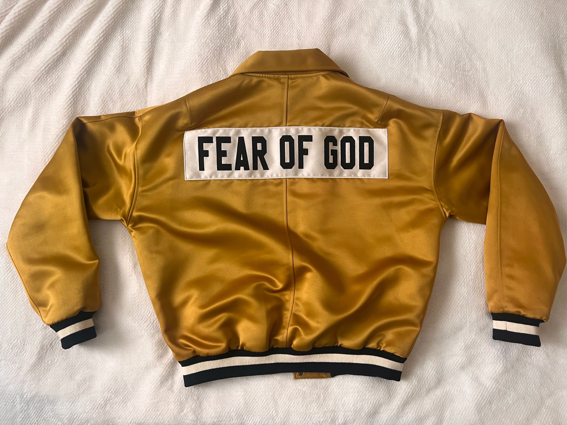Fear of God 5th Collection Satin Bomber Jacket