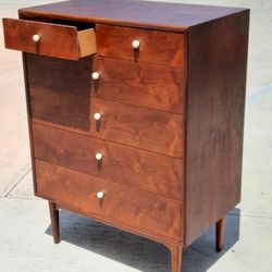 handsome 1957 Drexel Declaration HIGH BOY DRESSER with double top drawer And Others 