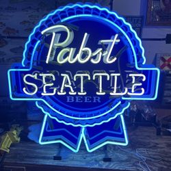 Pabst Blue Ribbon Beer Sign