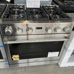 Thor Kitchen 36” Gas Slide In Range In Stainless