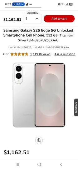 Phone s25 edge 512 unblock to any carrier