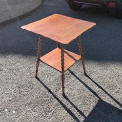 Small Wood Side Table