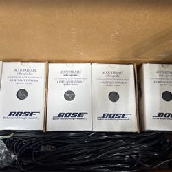 Bose Acoustimass Set Of 5 New Cube Speakers 