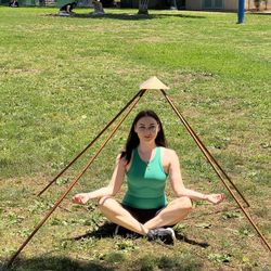 Copper meditation Pyramid 