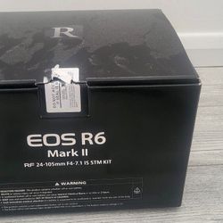 Canon EOS R6 Mark II Mirrorless Camera + RF 24-105mm f/4 Lens