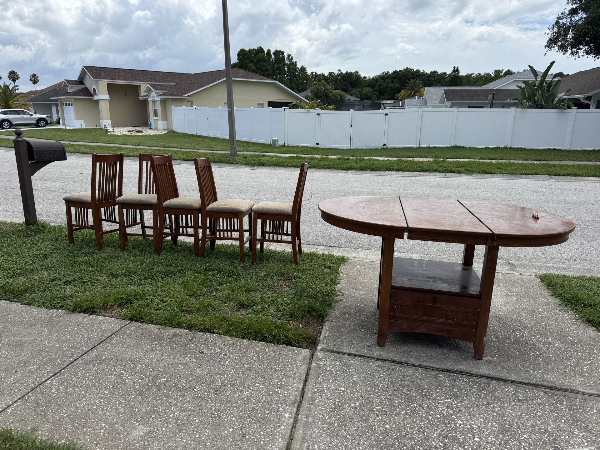 FREE Wooden Table & Chair Set