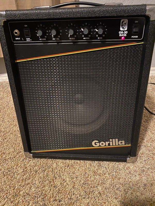 Vintage Gorilla GB-30 Bass Combo Amp. 1986