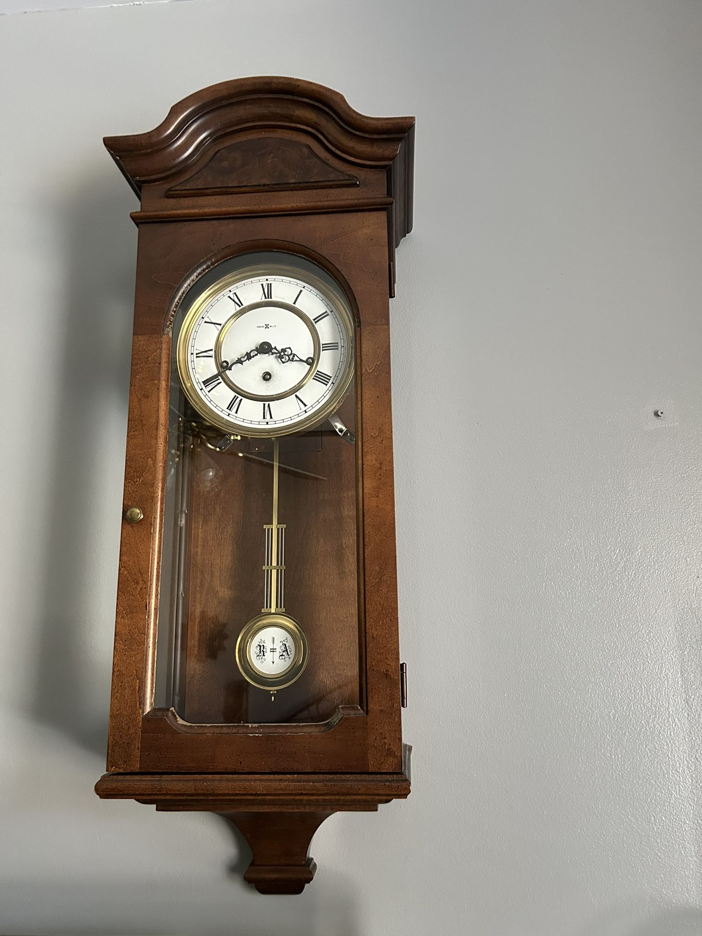 Howard Miller Triple Chime Pendulum Wall Clock