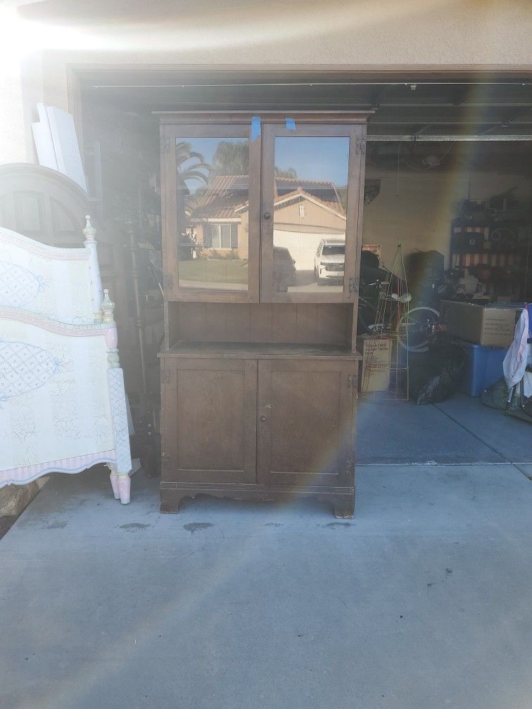 Antique Wood Cabinet