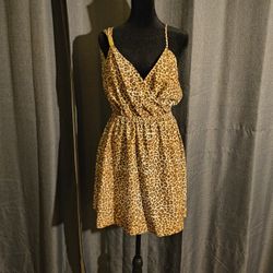 Cheetah Print Short Dress