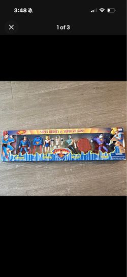 Superman Super Heroes vs. Super Villains Figure Set