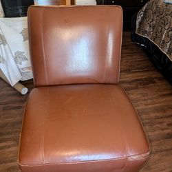  Leather Slipper Chair