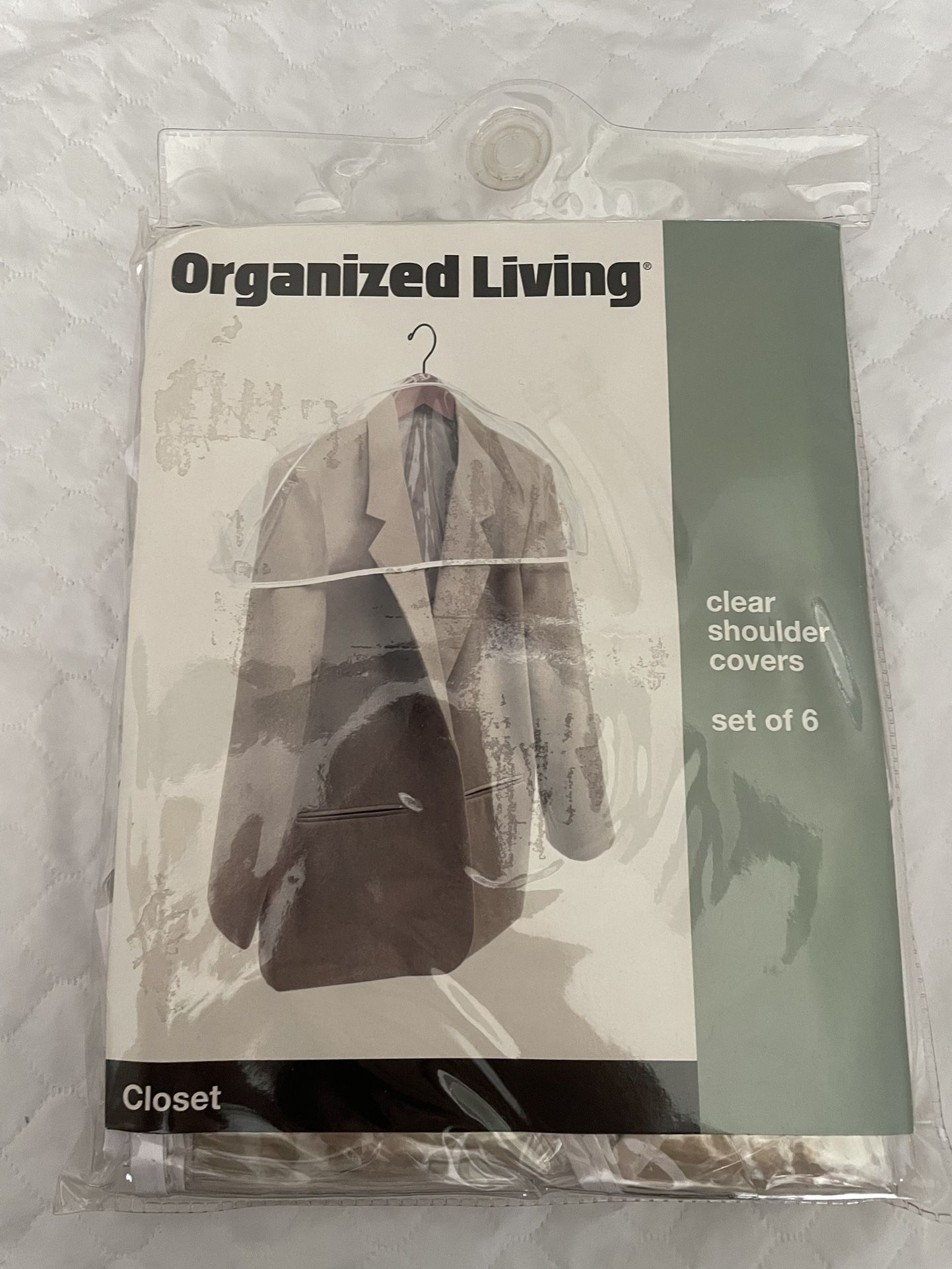 Clear shoulder covers- set of 6