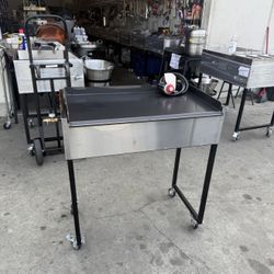 Plancha Con Carrito Para Tacos 