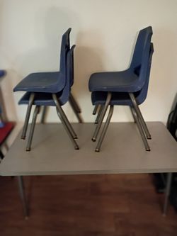 Table And 4 Chairs 