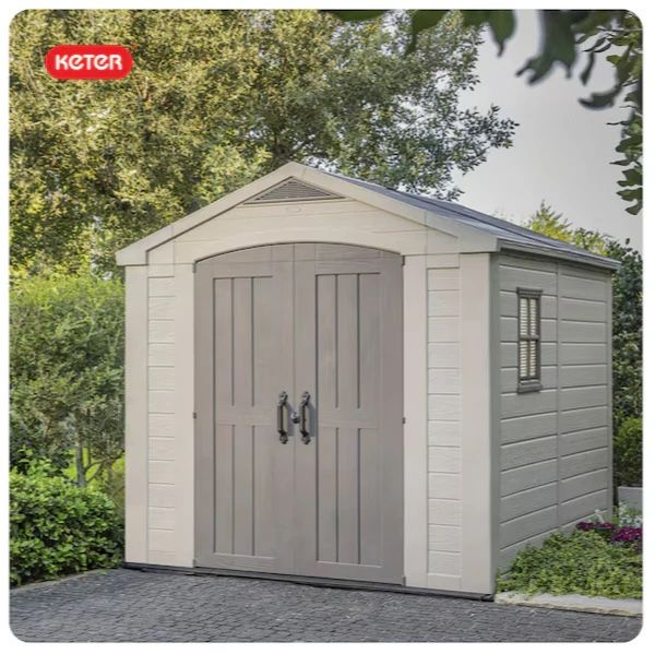 Keter 8'x 8' Factor Gable Resin Storage Shed