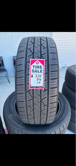 235-55-19 Continental CrossContact Full Uses Tire SEt W/80% Life $250 Free Mounting and Balancing