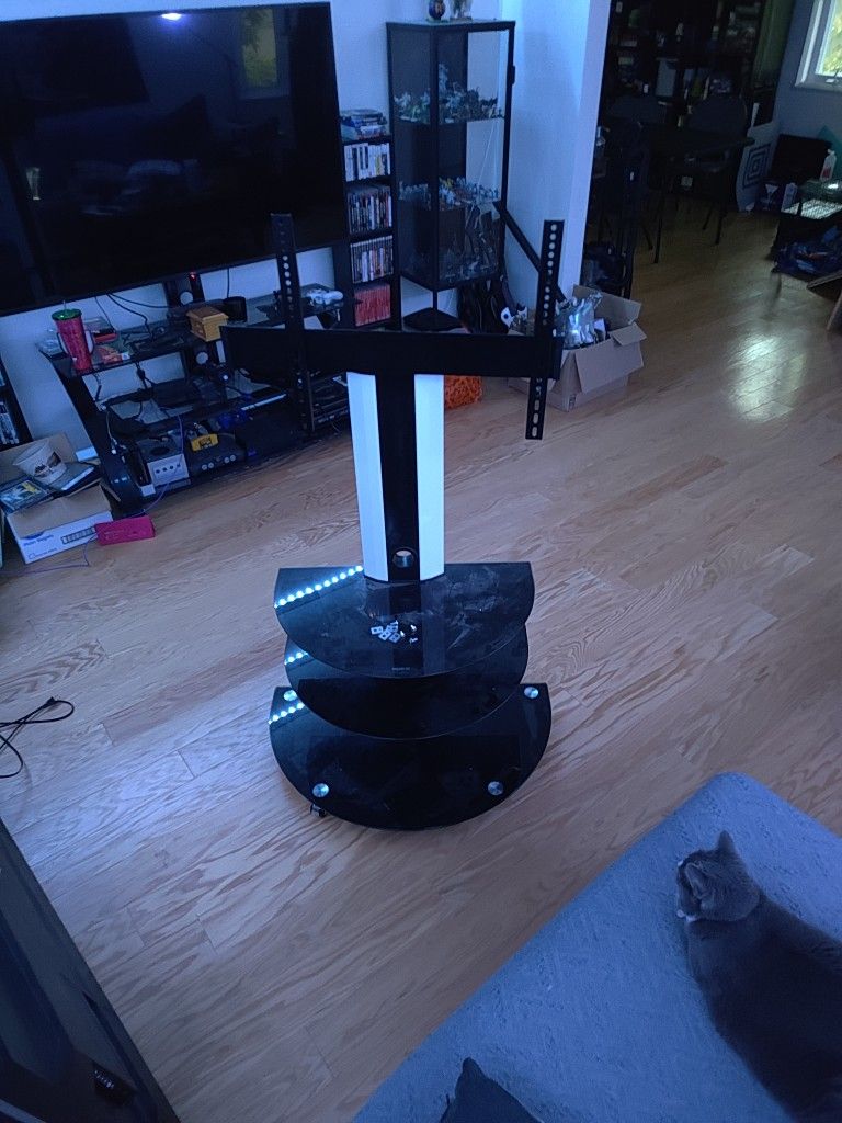 Mount It TV Stand With Shelves