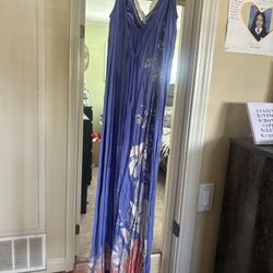 Long Summer Floral Summer Dress