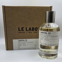 Le Labo Santal 33 3.4oz Eau de Parfum – New in Box

