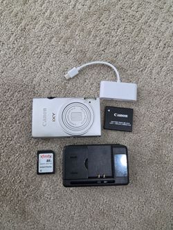 Canon PowerShot ELPH 110 HS digital cam + extras!