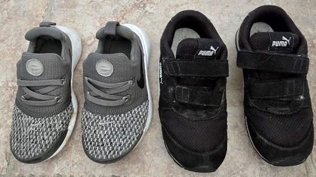 Boy Shoes / Sneakers - Size 9 - Nike and Puma
