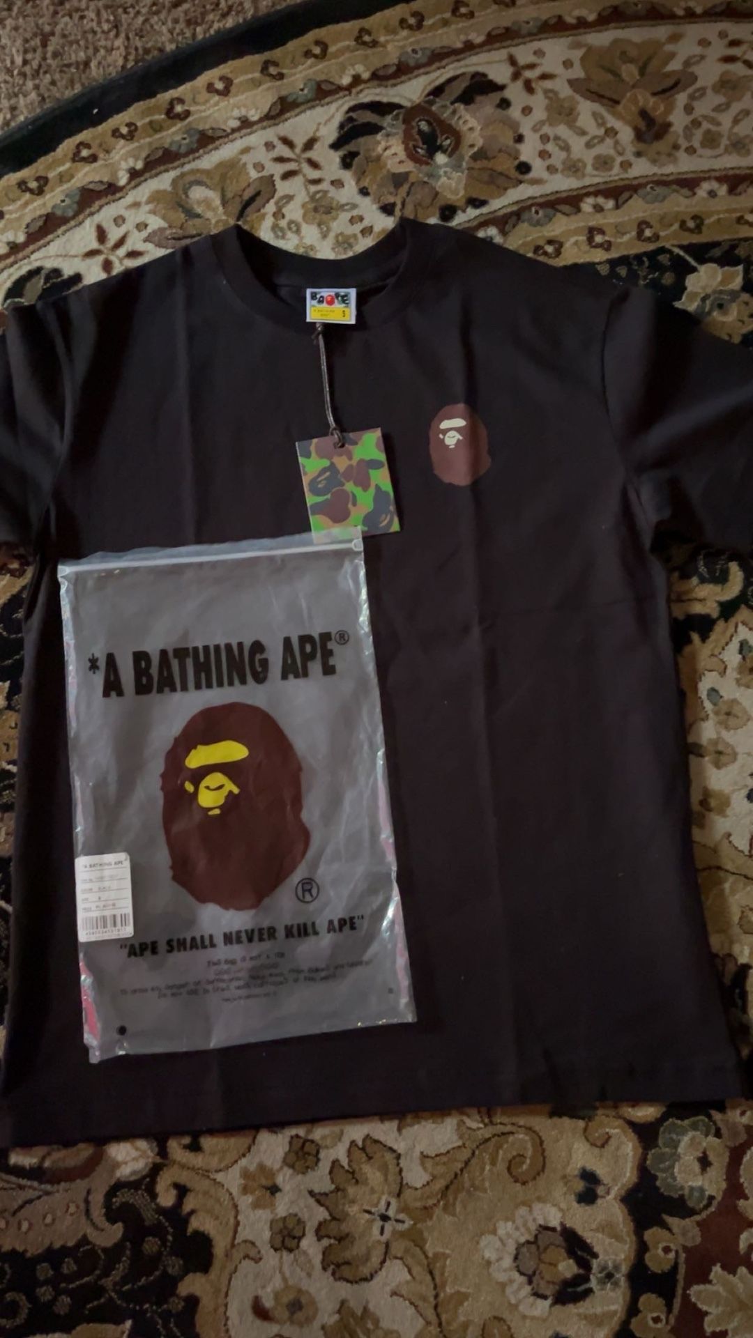 Black Bape Tee Size S