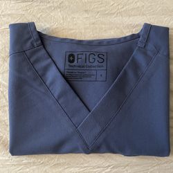 Figs Mens Scrub Top Size Small