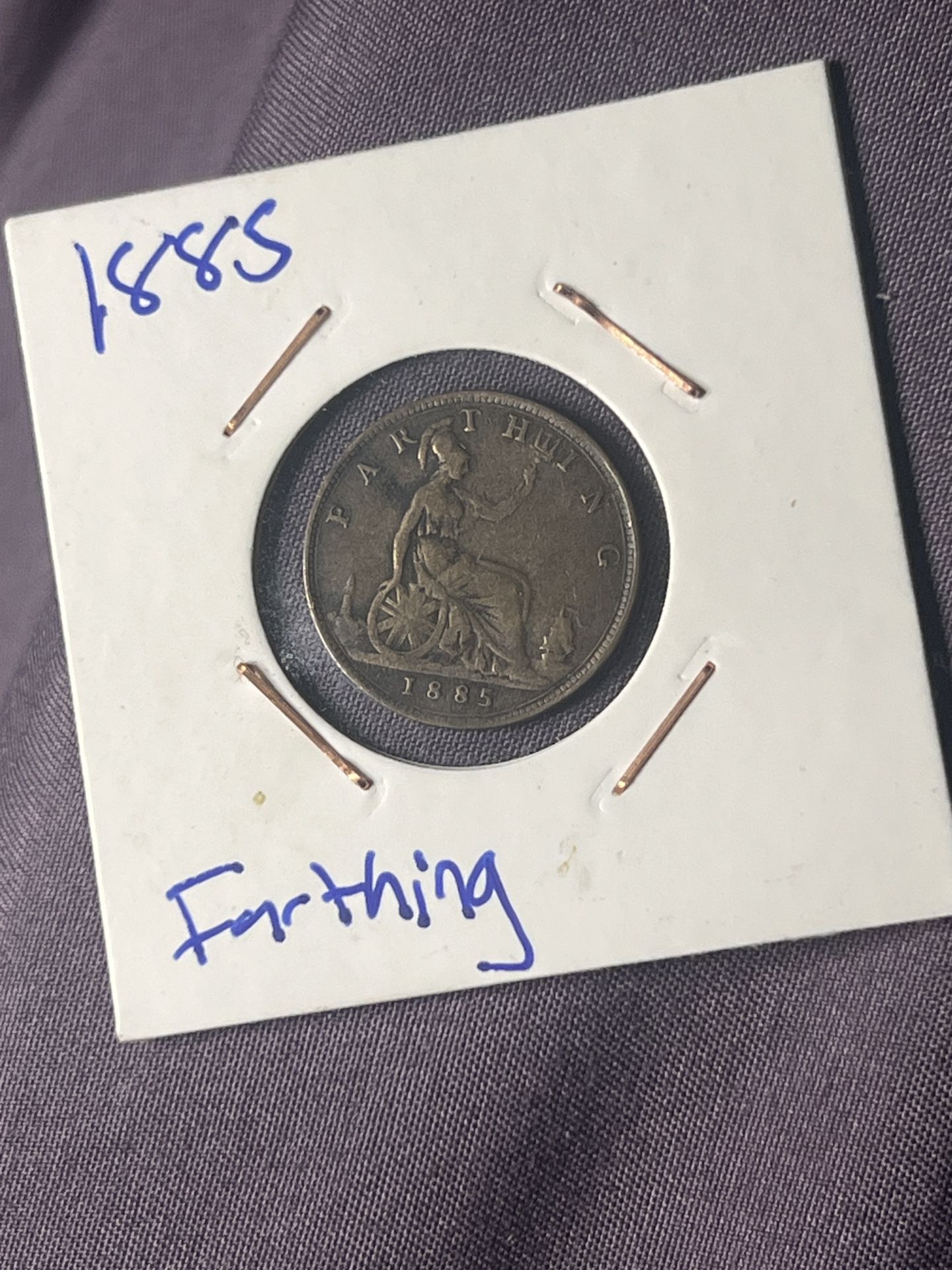 1885 Uk Farthing