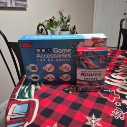 Nintendo Switch Sports (Physical) + 10-in-1 Sports Accessories Bundle – Great Condition