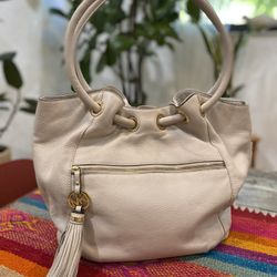 Michael Kors charm tassel LG Ring Tote shoulder bag 