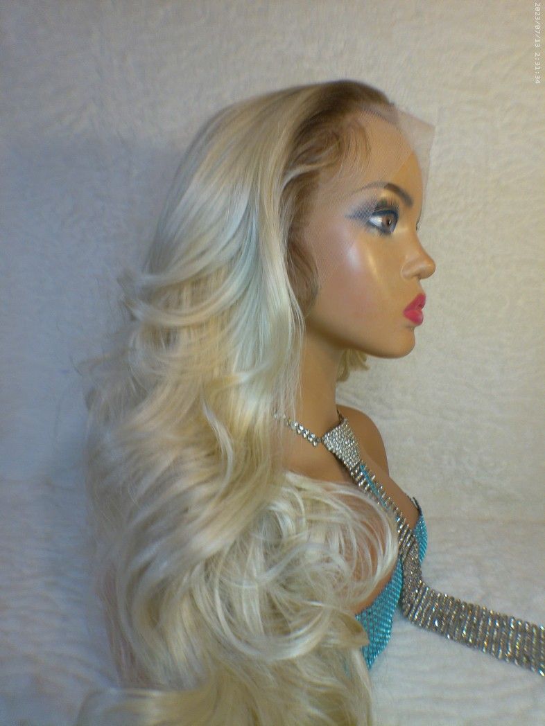 613 Blonde Ombre Heat Safe Lace Front Wig