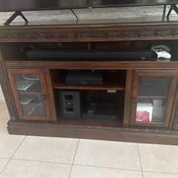 North Shore Medium TV Stand in Dark Brown
