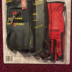 New MagnoGrip Magnetic Work Gloves, 3pk L