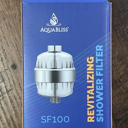 New AquaBliss shower filter