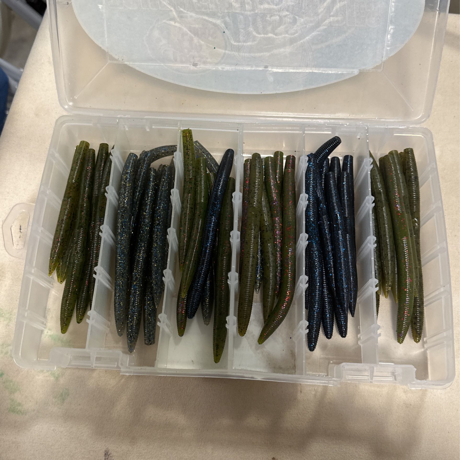 Worms for bass fishing