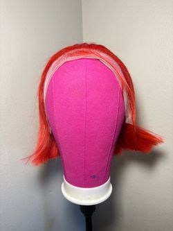 Red Bob Wigs Human Hair Red 13X4 Bob Lace Frontal Wigs Human Hair for Black Women180% Density Wear and Go Glueless Wig Blunt Cut Straight Short Bob Wi