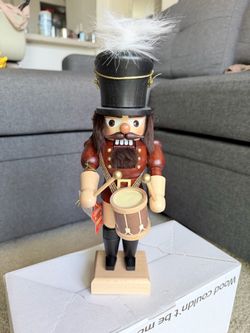 Christian Ulbricht Nutcracker Drummer – Handmade in Germany – Original Box