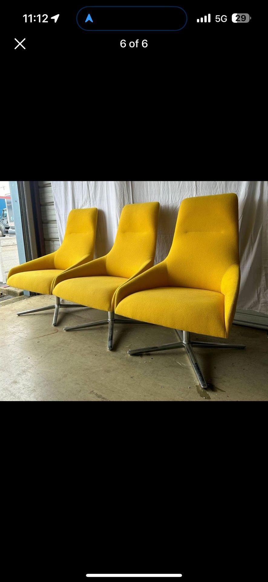Andreu World Brand “Alya Lounge Chairs” Modern Swivel Chairs