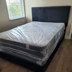 NEW FULL-SIZE MATTRESS AND BOX SPRING