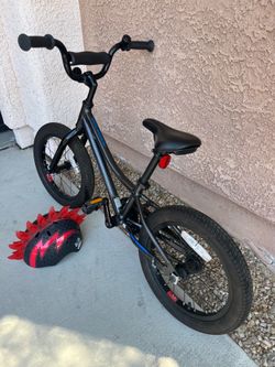 Kids bike and helmet