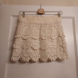 Full Tilt Lace Mini Skirt Size Small