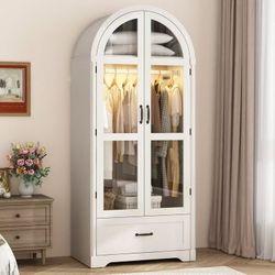 ❤️‍🔥 Wardrobe Arched Wardrobe 71" Height