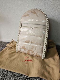 Christian Louboutin Spiked Camo Backpack