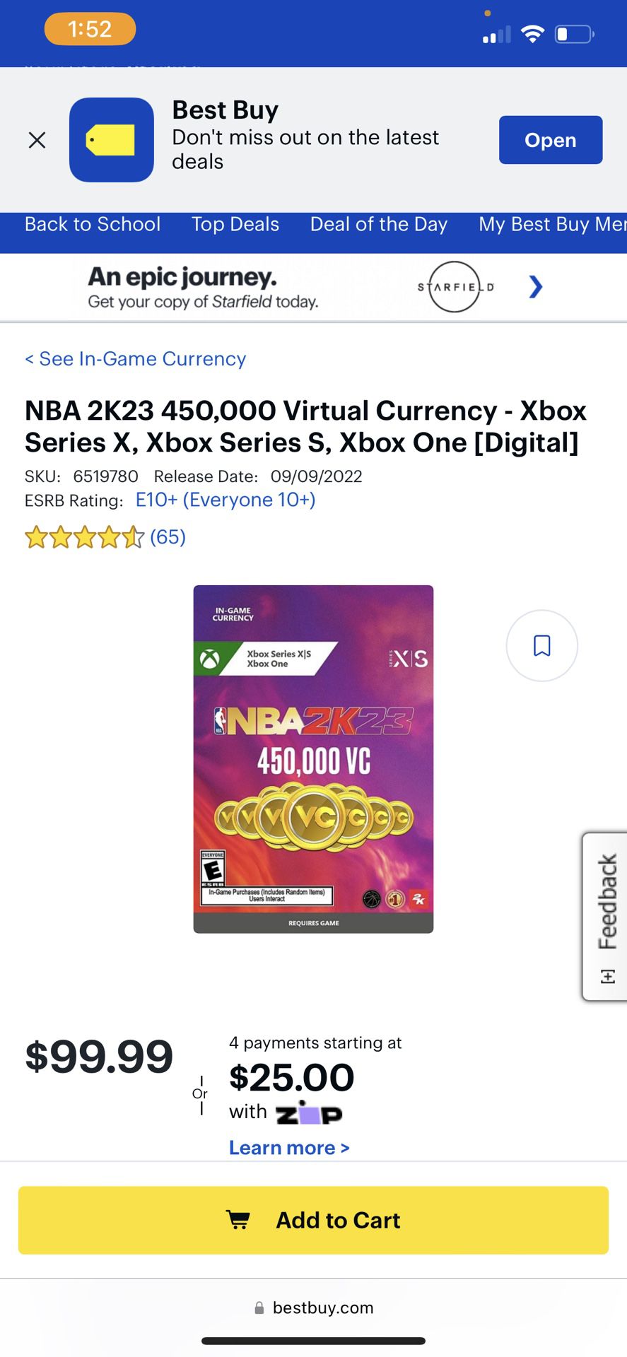 NBA 2k23 450,000 VC