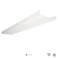 Lithonia Lighting DSB48 48 in. Square Basket Two Bulb Replacement Wraparound Lens, 4', Transparent