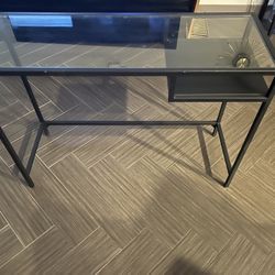 Glass Top Desk