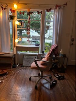 Desk and chair
