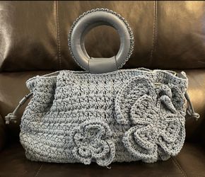 Patricia Nash Carlina Butterfly Crochet Satchel w/ Crossbody